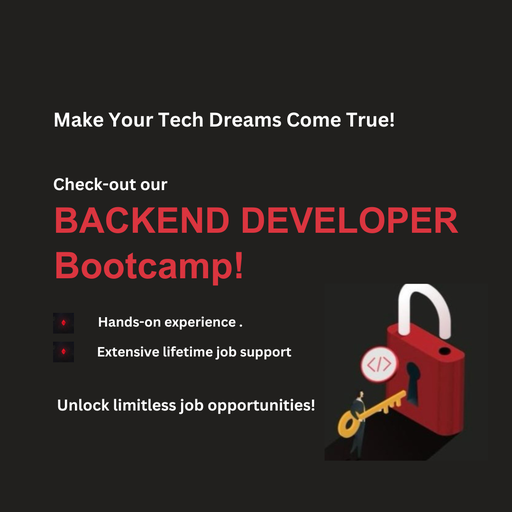 Backend Development Bootcamp